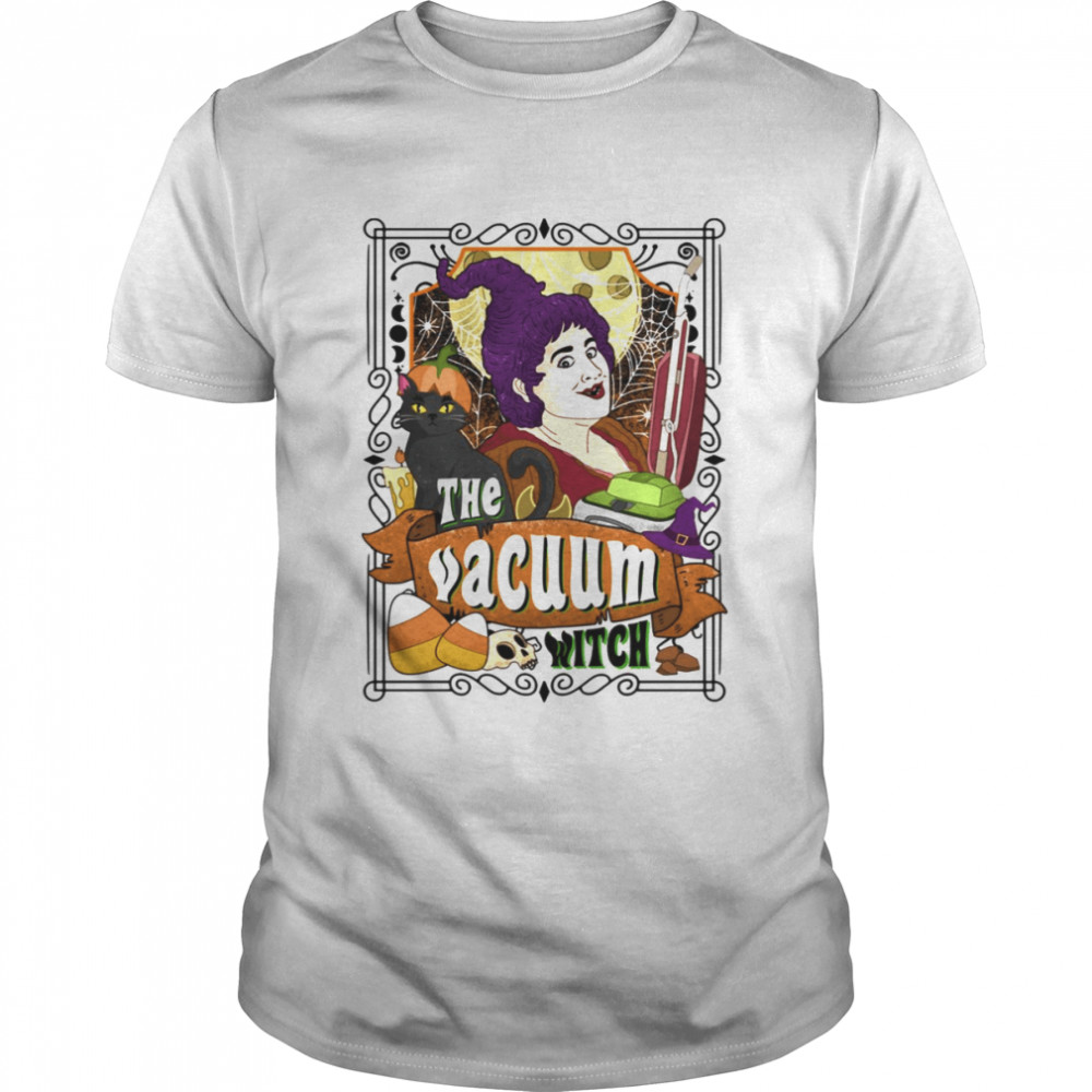 The Vacuum Witch Tarot Card Hocus Pocus shirt