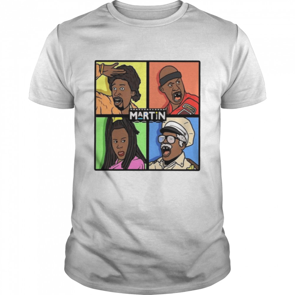 90s Sitcom Martin Multi Characters shirt