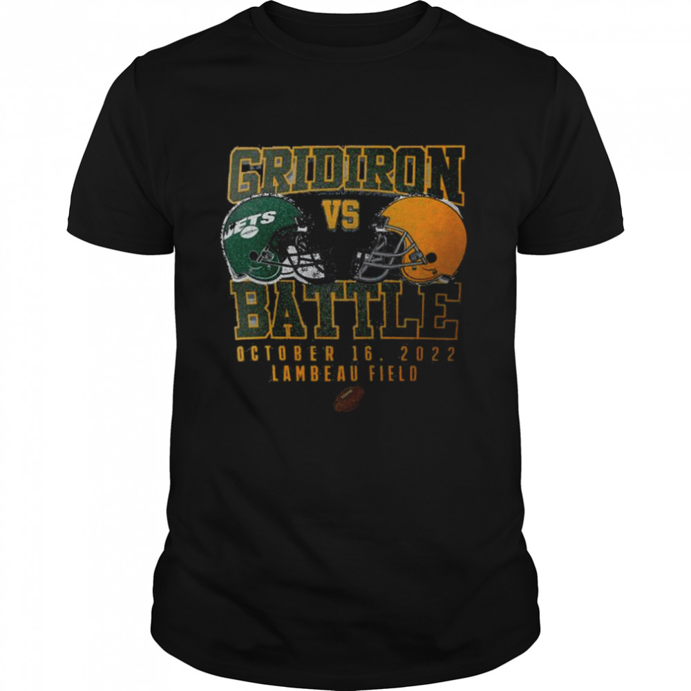 Green Bay Packers vs New York Jets Gridiron Battle October 16 2022 shirt