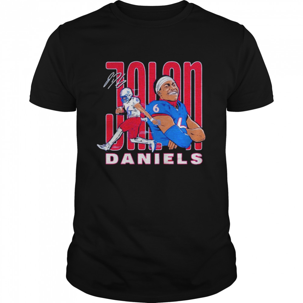 Jalon Daniels Kansas Jayhawks signature shirt