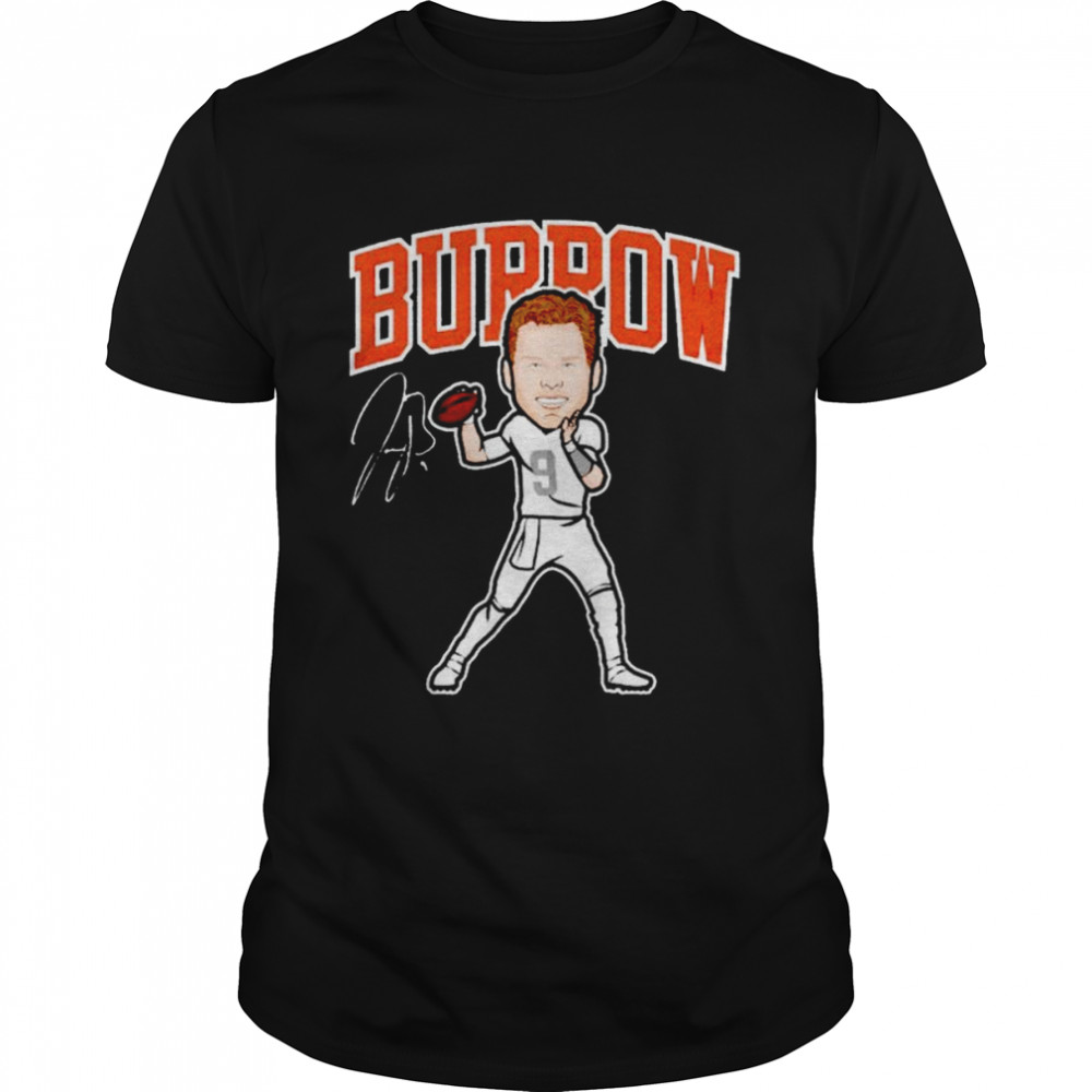 Joe Burrow Cincinnati Toon signature shirt