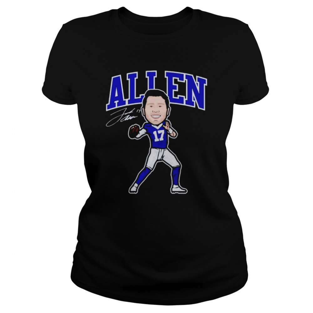 Josh Allen Buffalo Toon signature shirt Classic Women's T-shirt