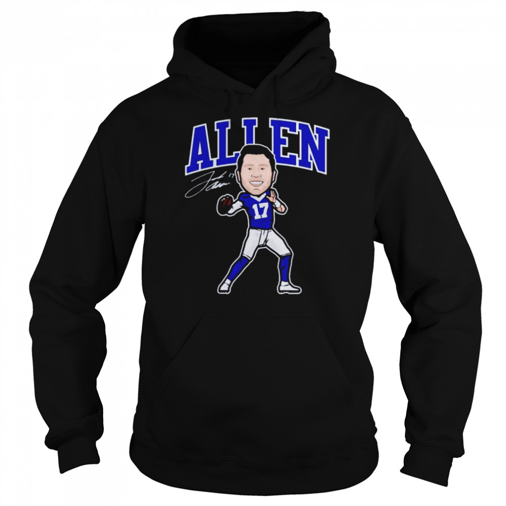 Josh Allen Buffalo Toon signature shirt Unisex Hoodie