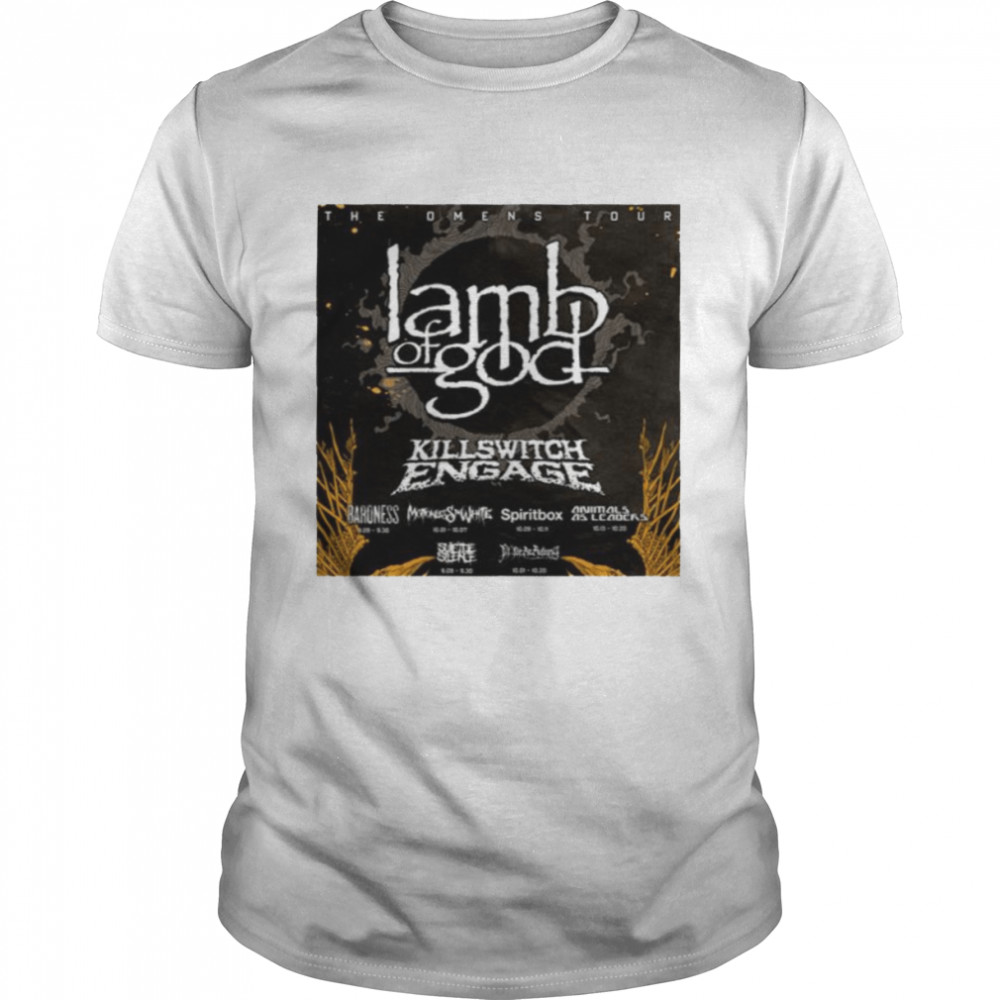 Lamb Of God Omens Tour 2022 Masjuly shirt