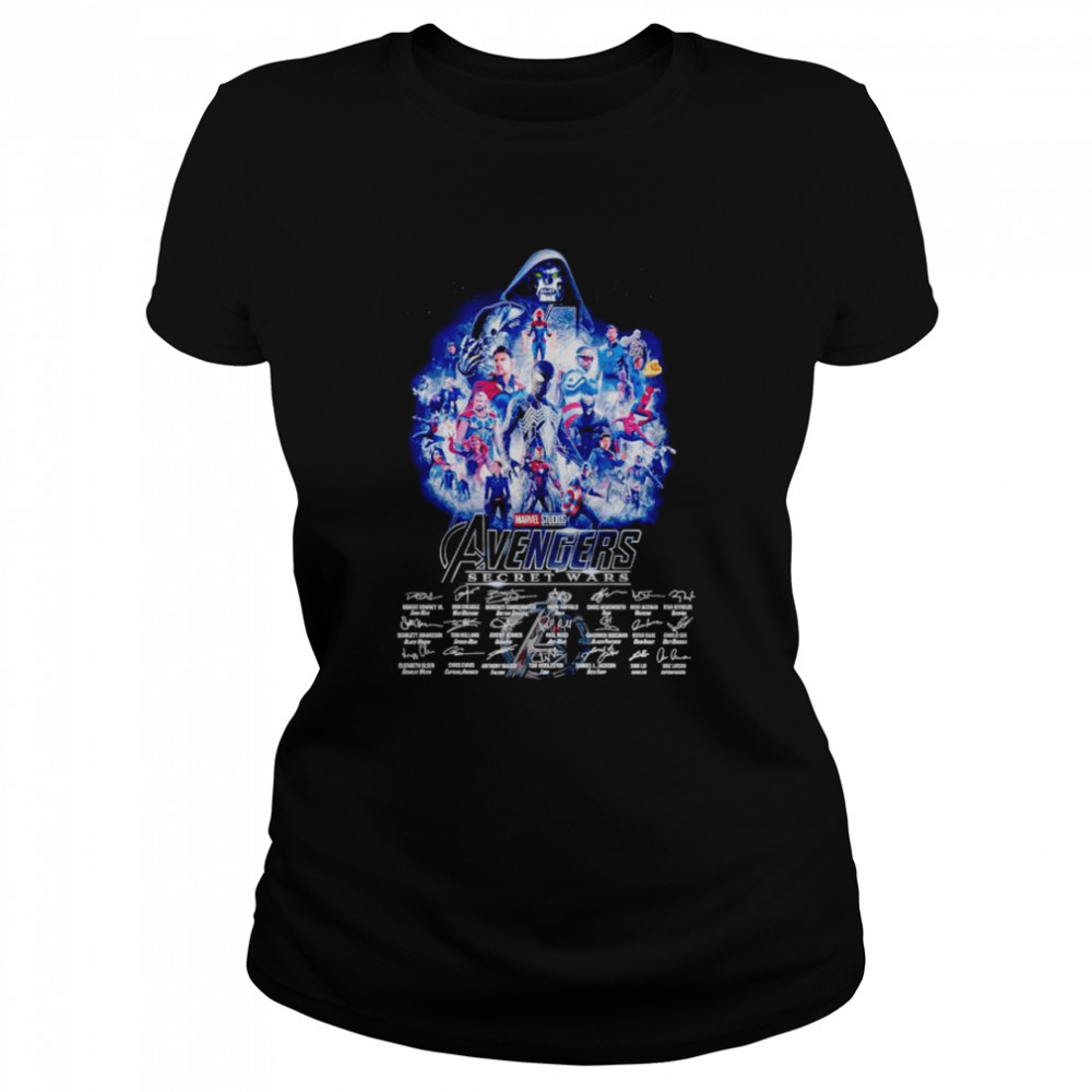 Marvel Studios Avengers Secret Wars signatures shirt Classic Women's T-shirt