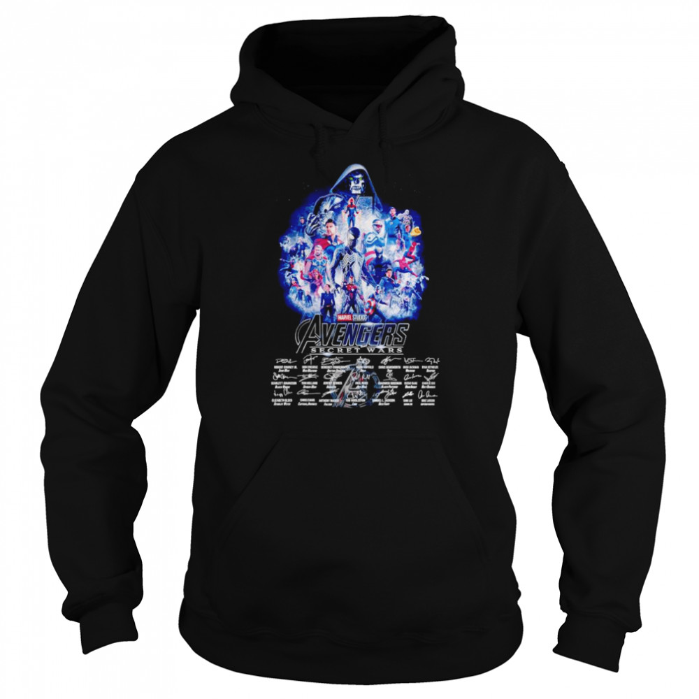 Marvel Studios Avengers Secret Wars signatures shirt Unisex Hoodie