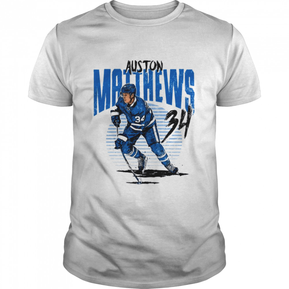 Animated Graphic Ice Hockey Auston Matthews Rise shirt Classic Men's T-shirt