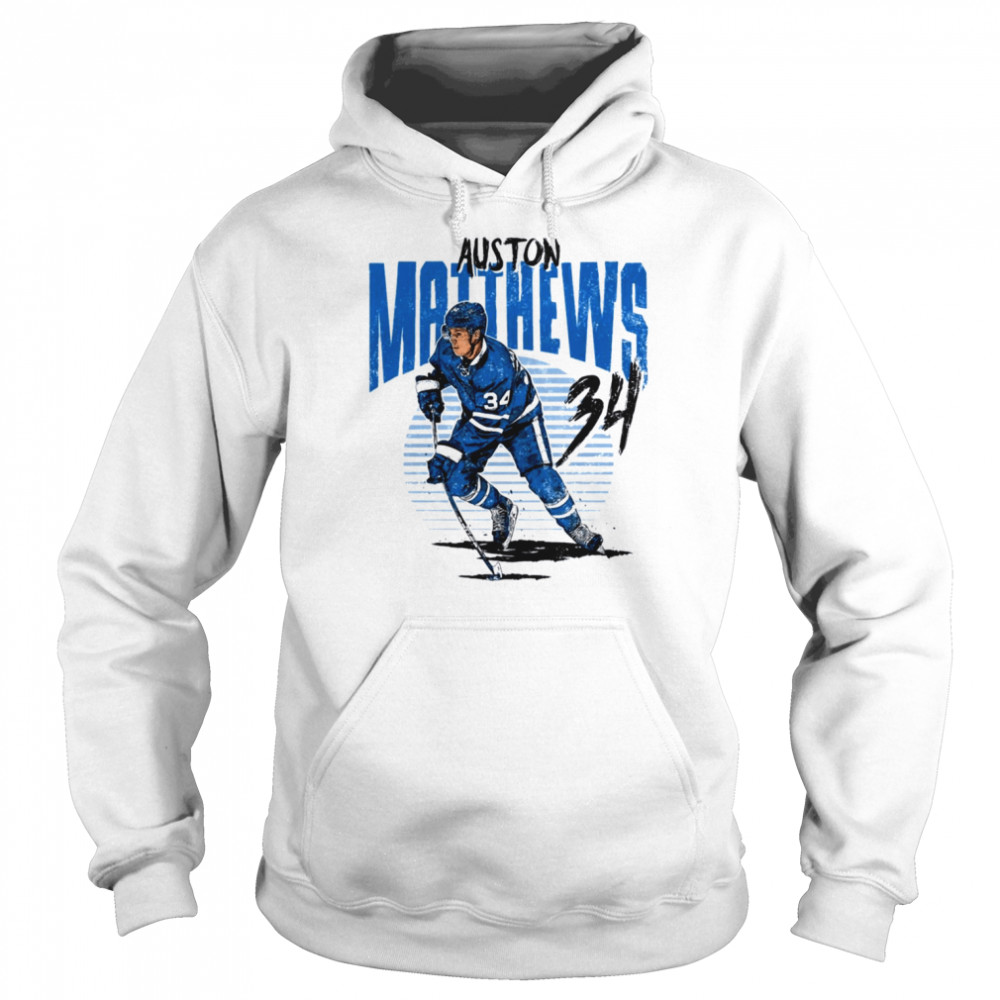Animated Graphic Ice Hockey Auston Matthews Rise shirt Unisex Hoodie