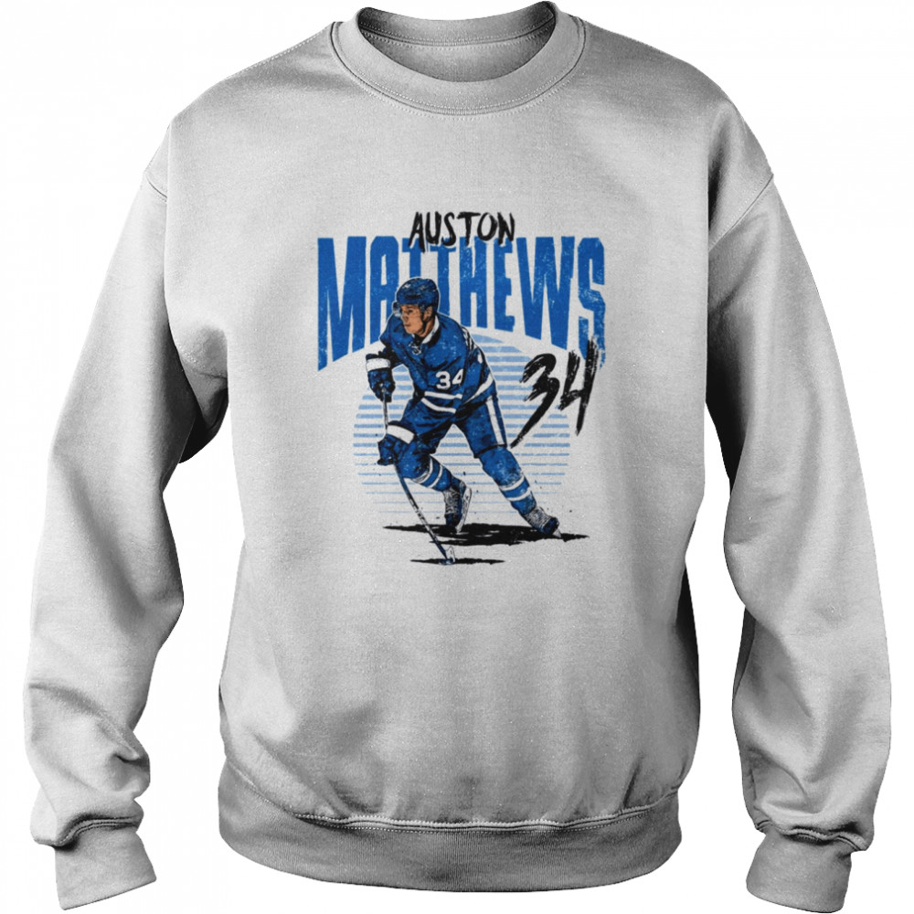 Animated Graphic Ice Hockey Auston Matthews Rise shirt Unisex Sweatshirt