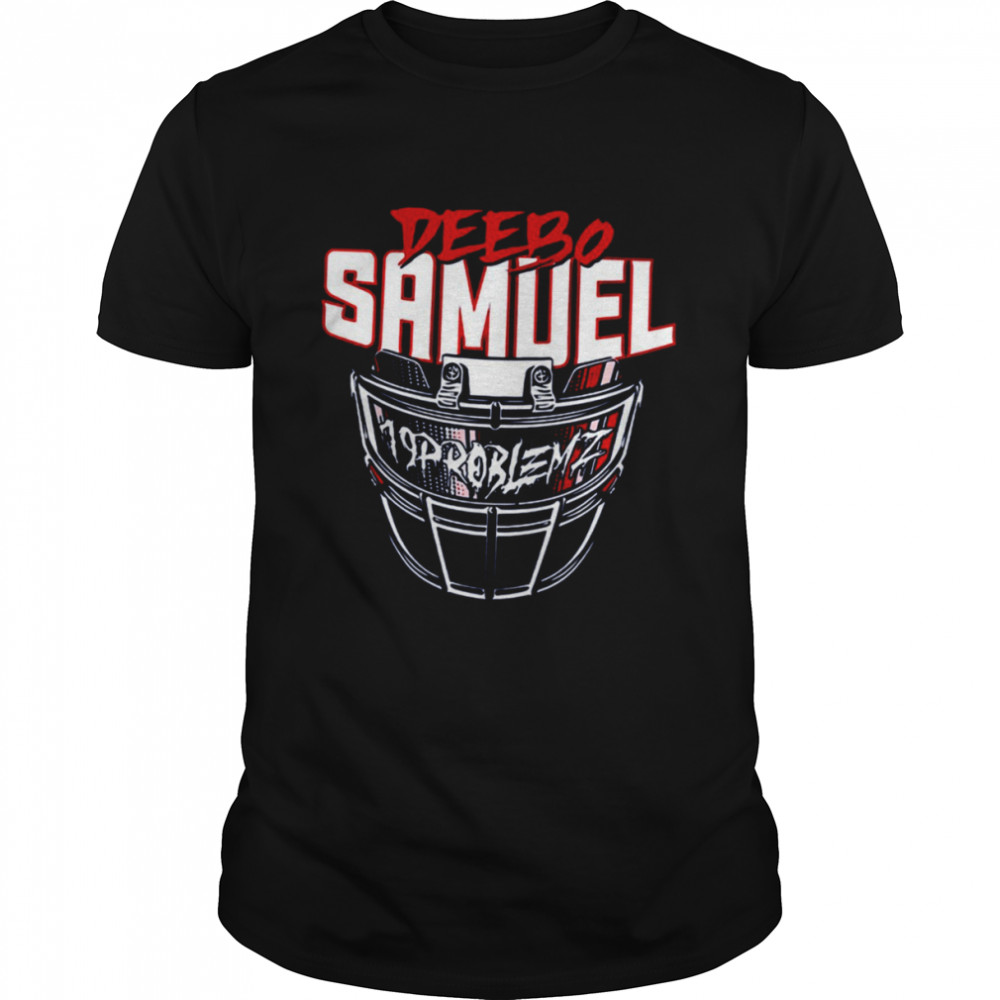 Animated Helmet Design Football Deebo Samuel shirt