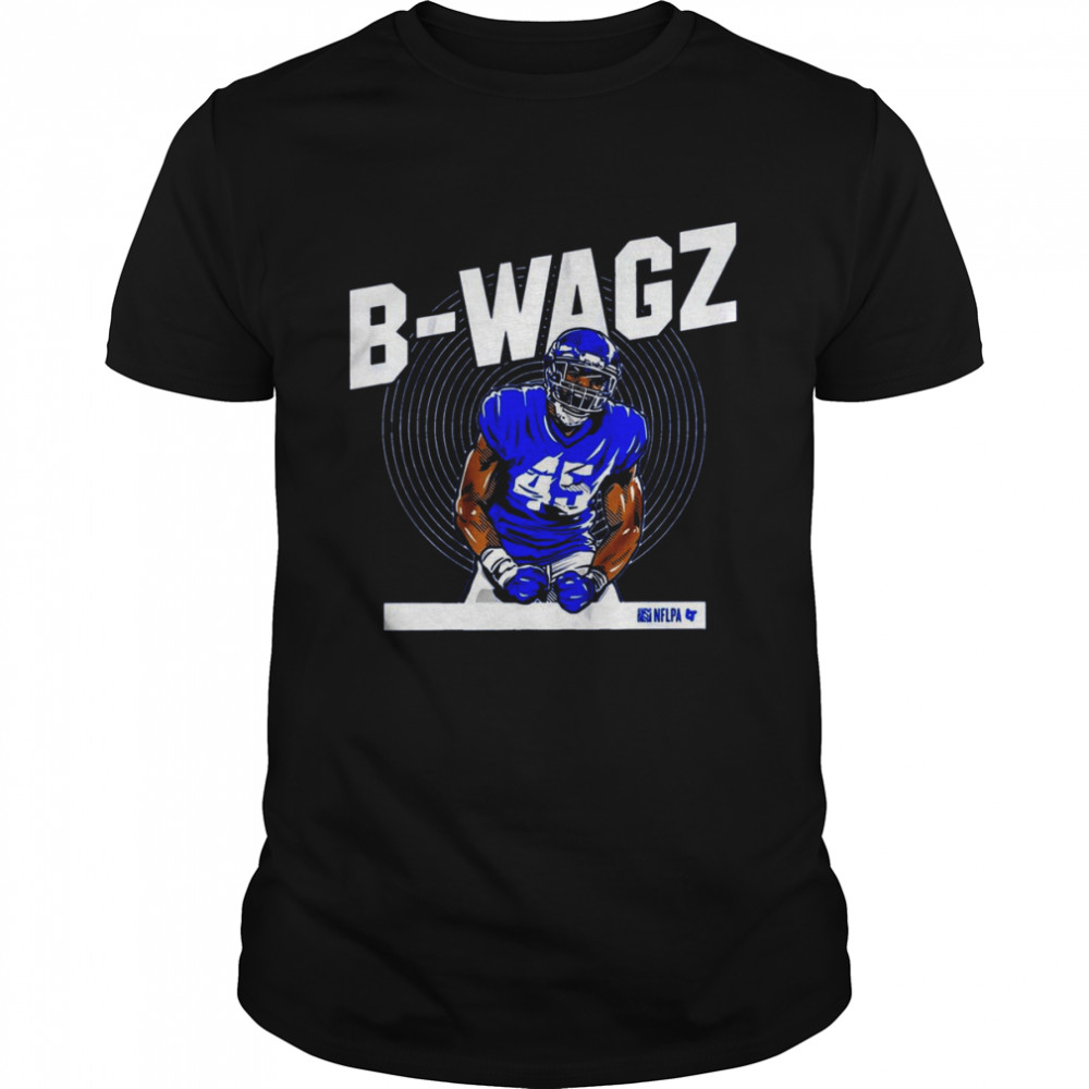 Blue And White Design Bobby Wagner shirt