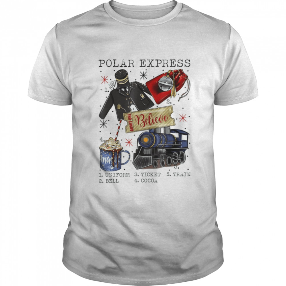 Christmas North Pole Polar Express All Abroad Xmas shirt Classic Men's T-shirt