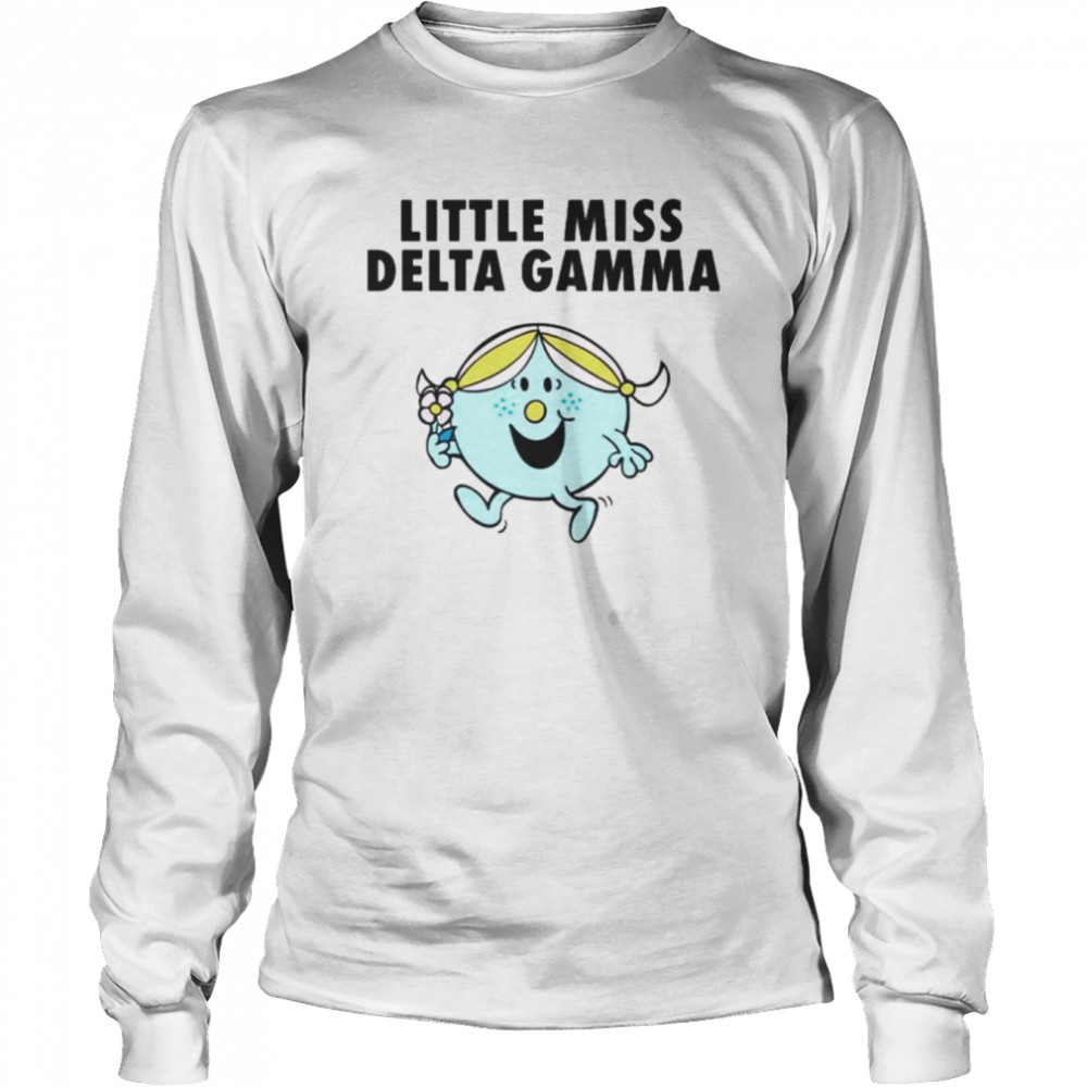 Little miss delta gamma shirt Long Sleeved T-shirt