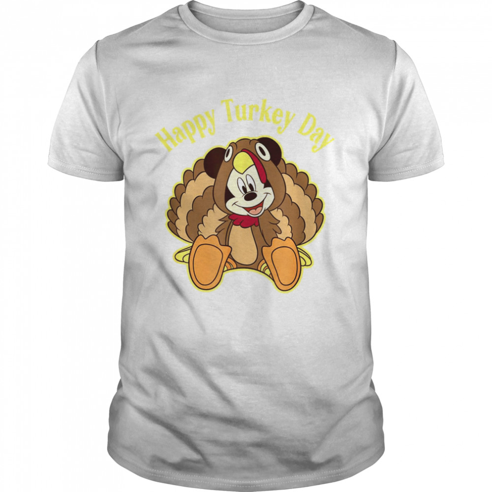Mickey Turkey Mickey Mouse Thanksgiving T- Classic Men's T-shirt