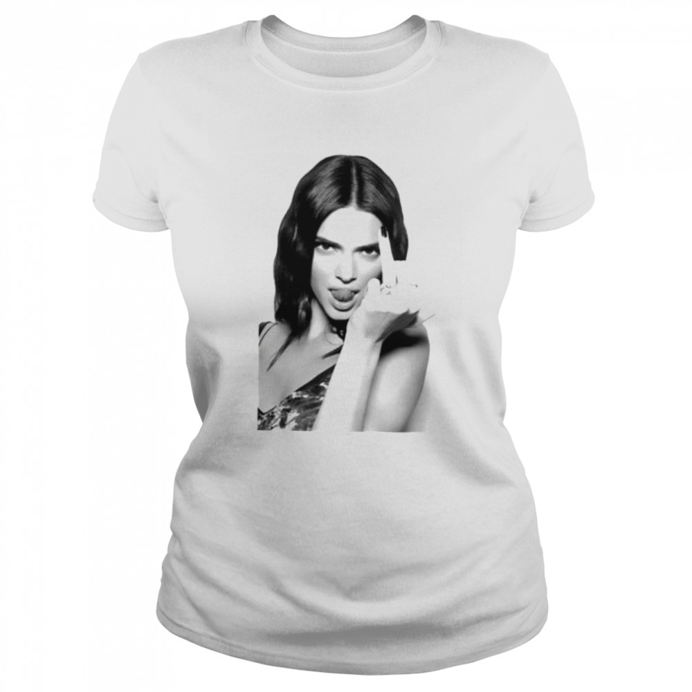 Middle Finger Kylie Jenner Kardashian shirt Classic Women's T-shirt