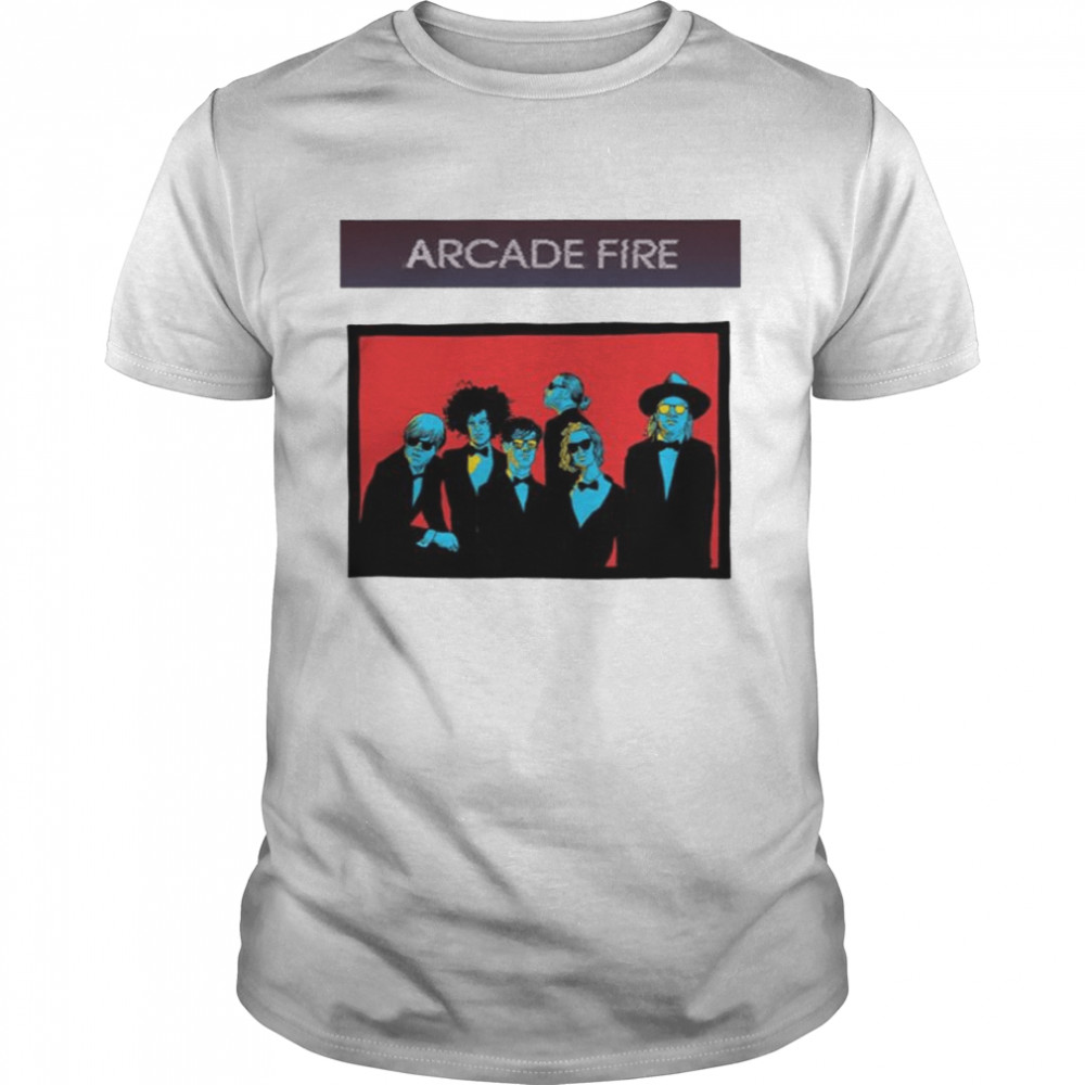 Music Design Arcade Fire 2017 Toon shirt Classic Men's T-shirt