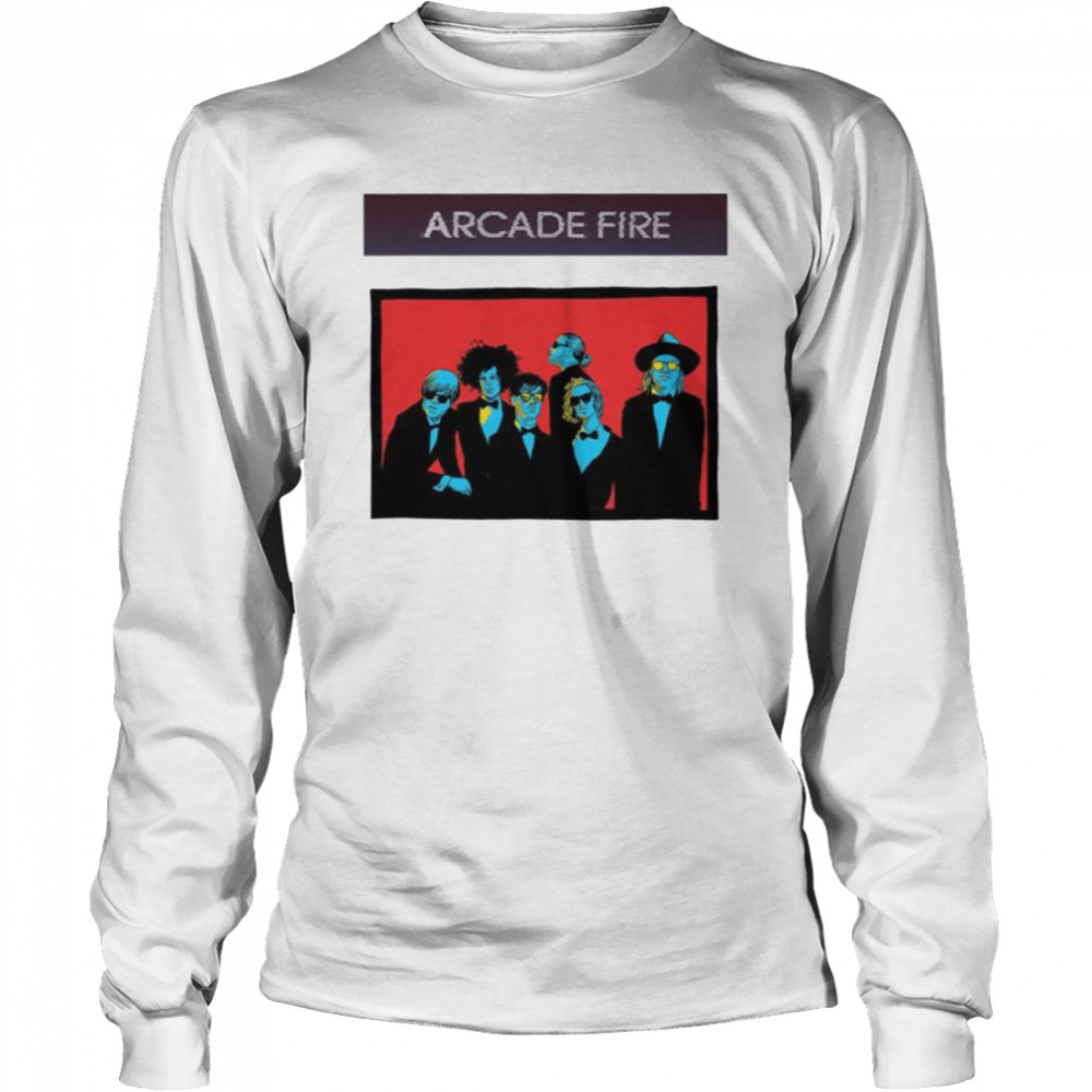 Music Design Arcade Fire 2017 Toon shirt Long Sleeved T-shirt