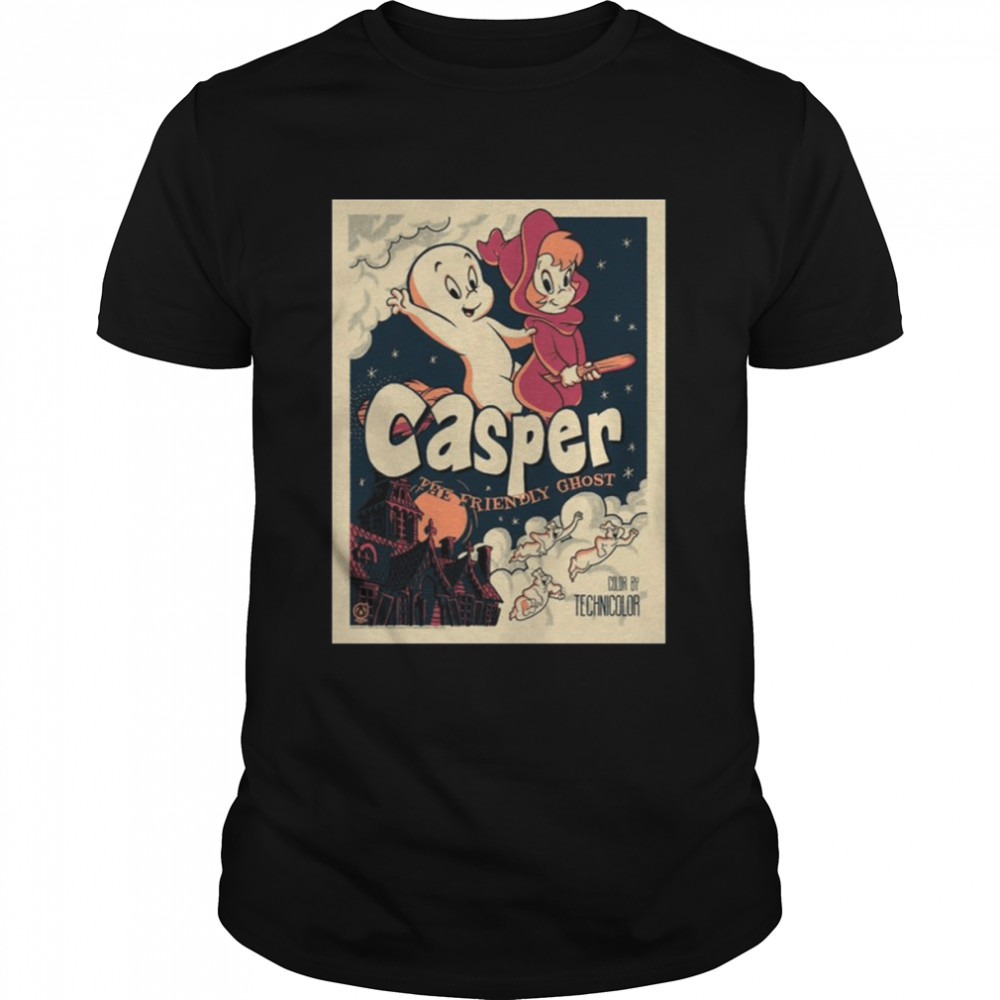 Retro Art The Ghost Casper Cute Boy shirt