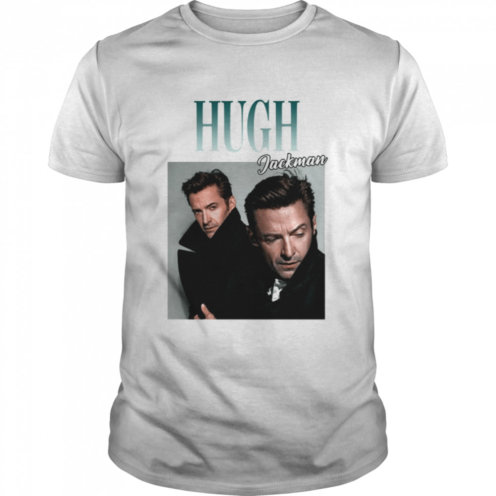 Retro Portrait Hugh Jackman Wolverine shirt Classic Men's T-shirt