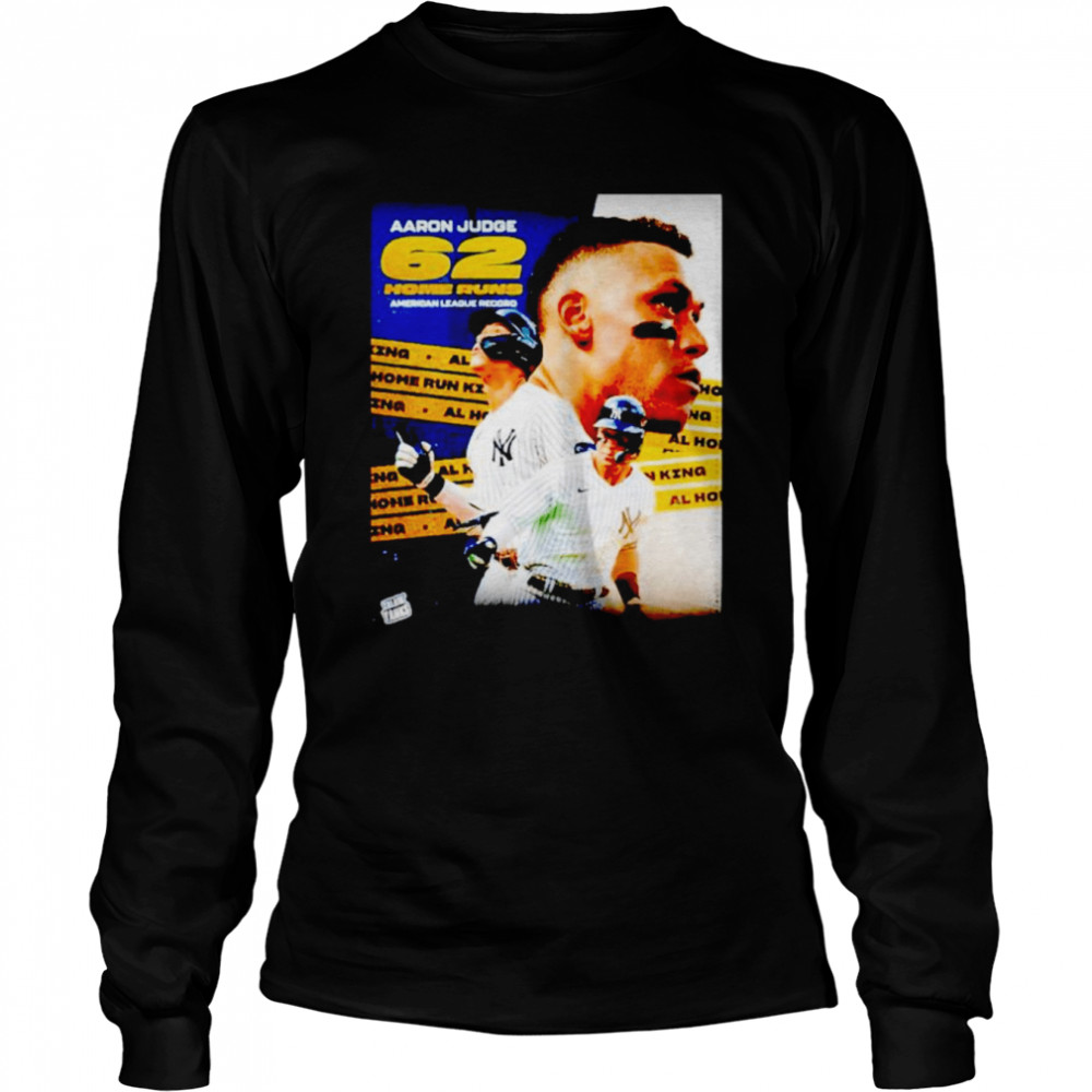 Aaron Judge 62Nd Home Run Baseball Outfielder shirt Long Sleeved T-shirt