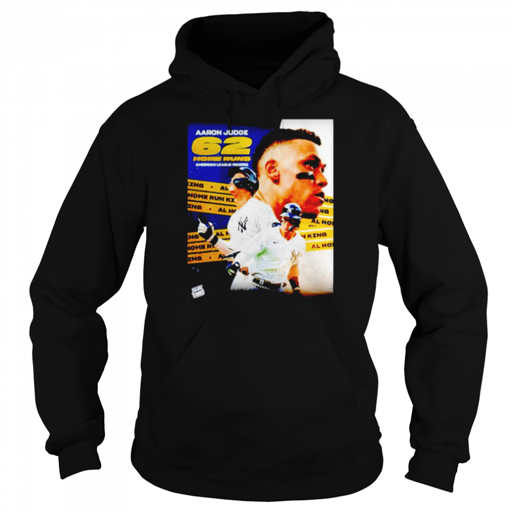 Aaron Judge 62Nd Home Run Baseball Outfielder shirt Unisex Hoodie