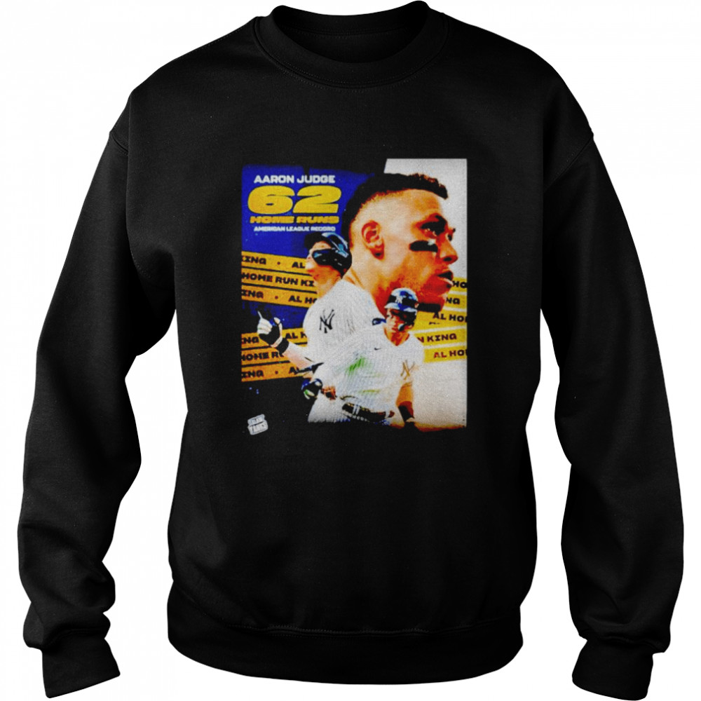 Aaron Judge 62Nd Home Run Baseball Outfielder shirt Unisex Sweatshirt