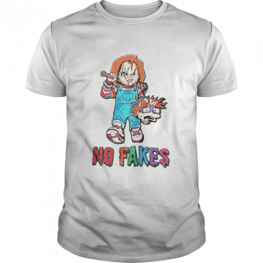 Chucky No Fakes Adult Chucky T-Shirt