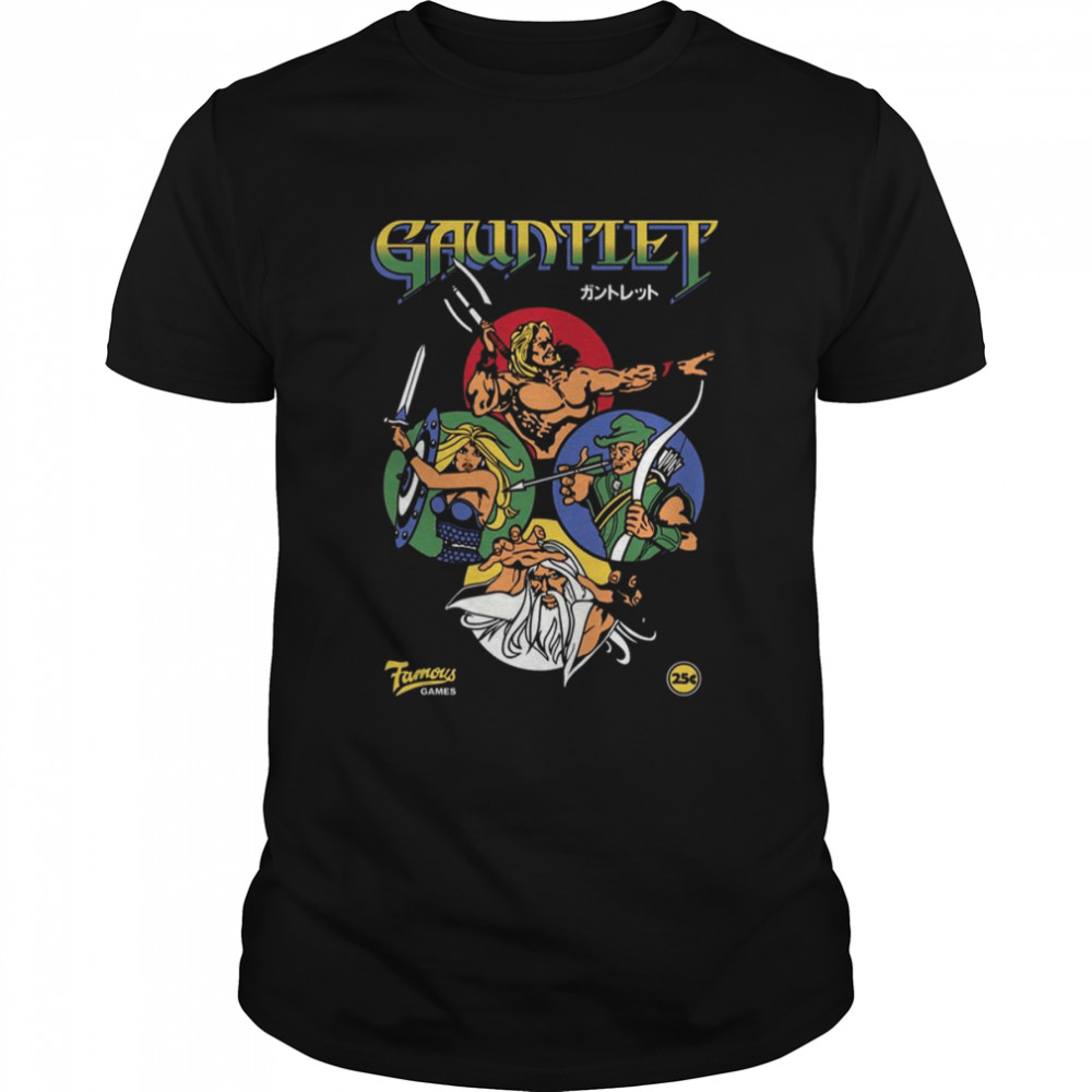 Gauntlet Retro Vintage Arcade Gaming shirt