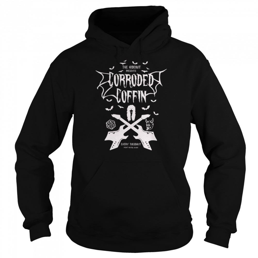 Guitar Icon Corroded Coffin shirt Unisex Hoodie