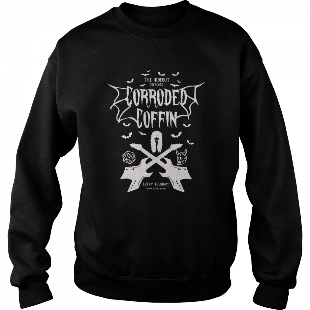 Guitar Icon Corroded Coffin shirt Unisex Sweatshirt