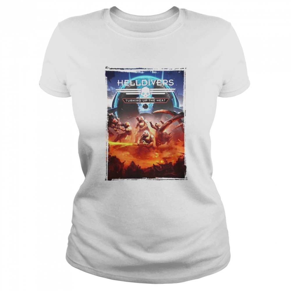 Helldivers Aircraft Game Video Game Ww2 Bowmore Hell Red Rising Darrow Aviation shirt Classic Women's T-shirt