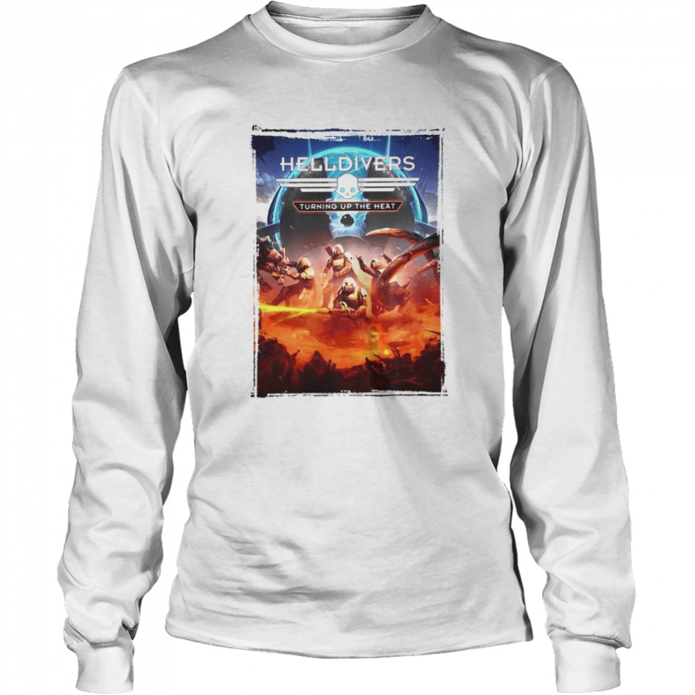 Helldivers Aircraft Game Video Game Ww2 Bowmore Hell Red Rising Darrow Aviation shirt Long Sleeved T-shirt