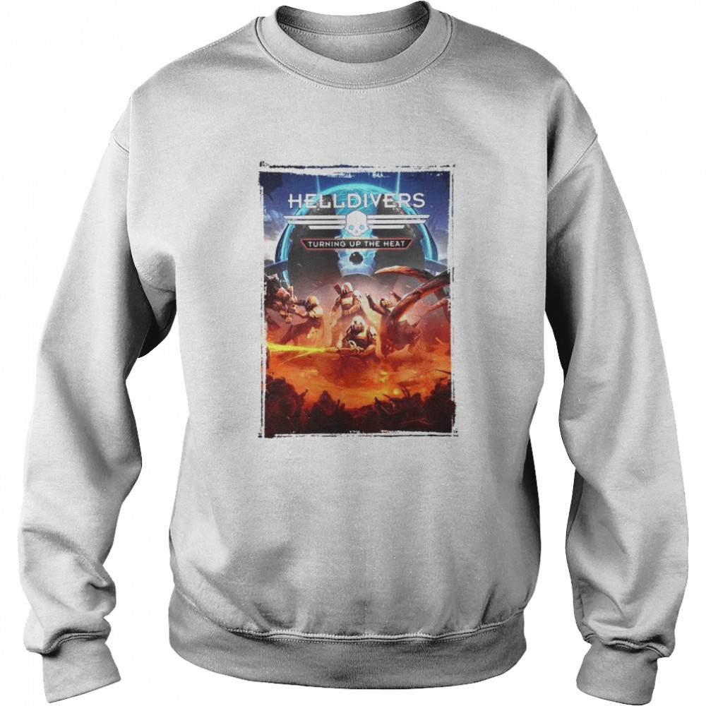 Helldivers Aircraft Game Video Game Ww2 Bowmore Hell Red Rising Darrow Aviation shirt Unisex Sweatshirt