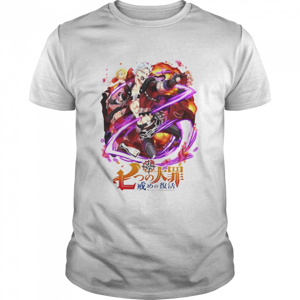Nanatsu No Taizai Ban The Seven Deadly Sins Meliodas Anime shirt