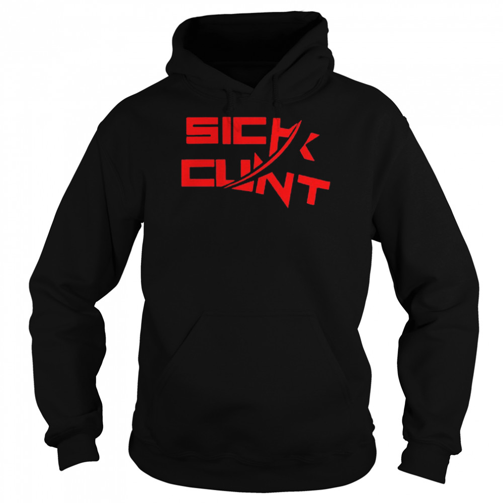 Pax aus sick cunt shirt Unisex Hoodie