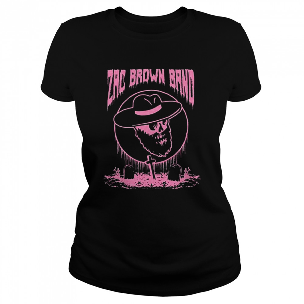 Zac Brown Band Halloween 2022 Skull Logo Classic Women's T-shirt