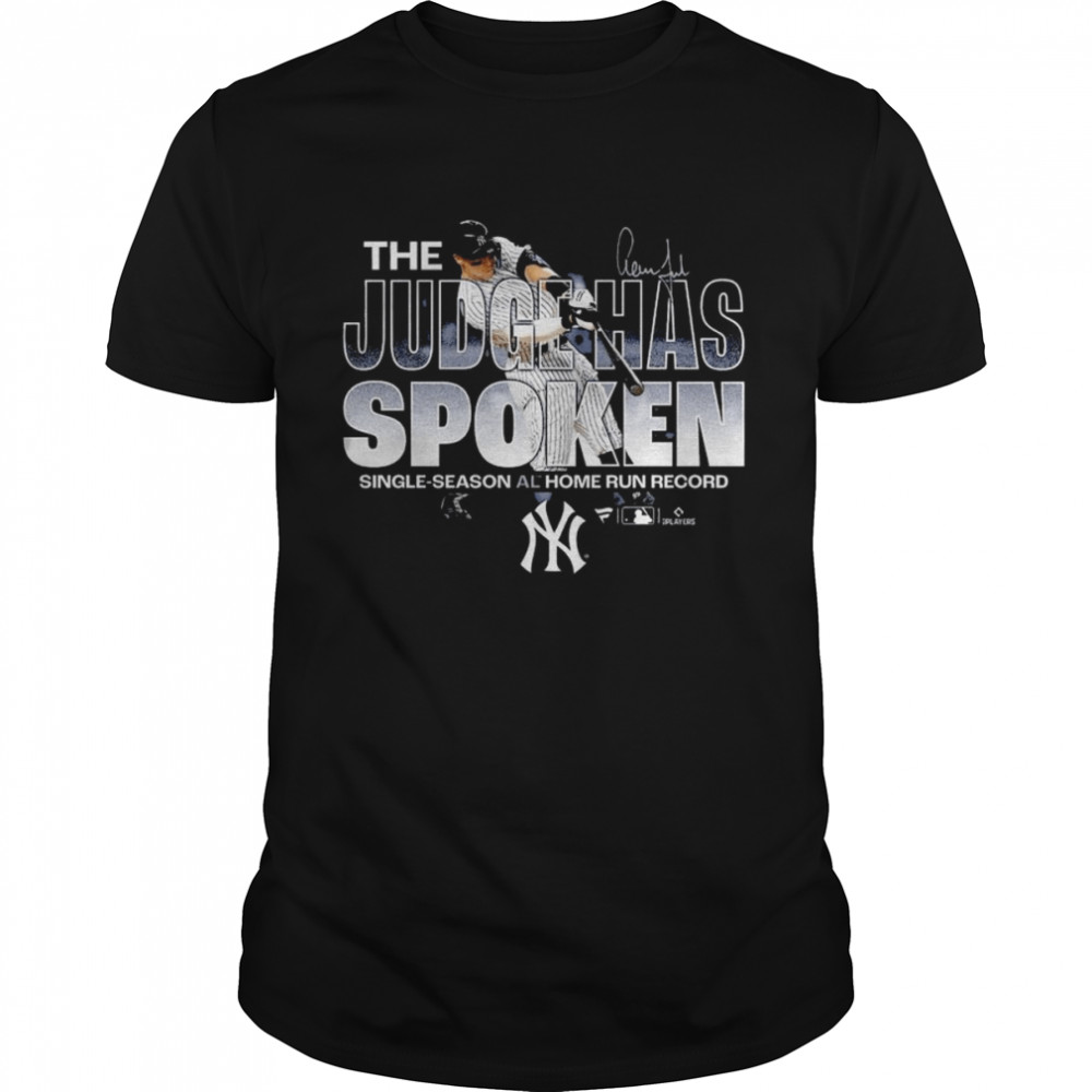 Aaron Judge New York Yankees American League Home Run Record T- Classic Men's T-shirt