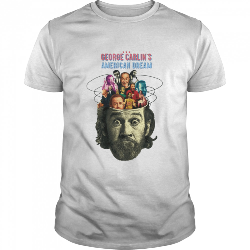 American Dream Minimalis Art Retro George Carlin shirt
