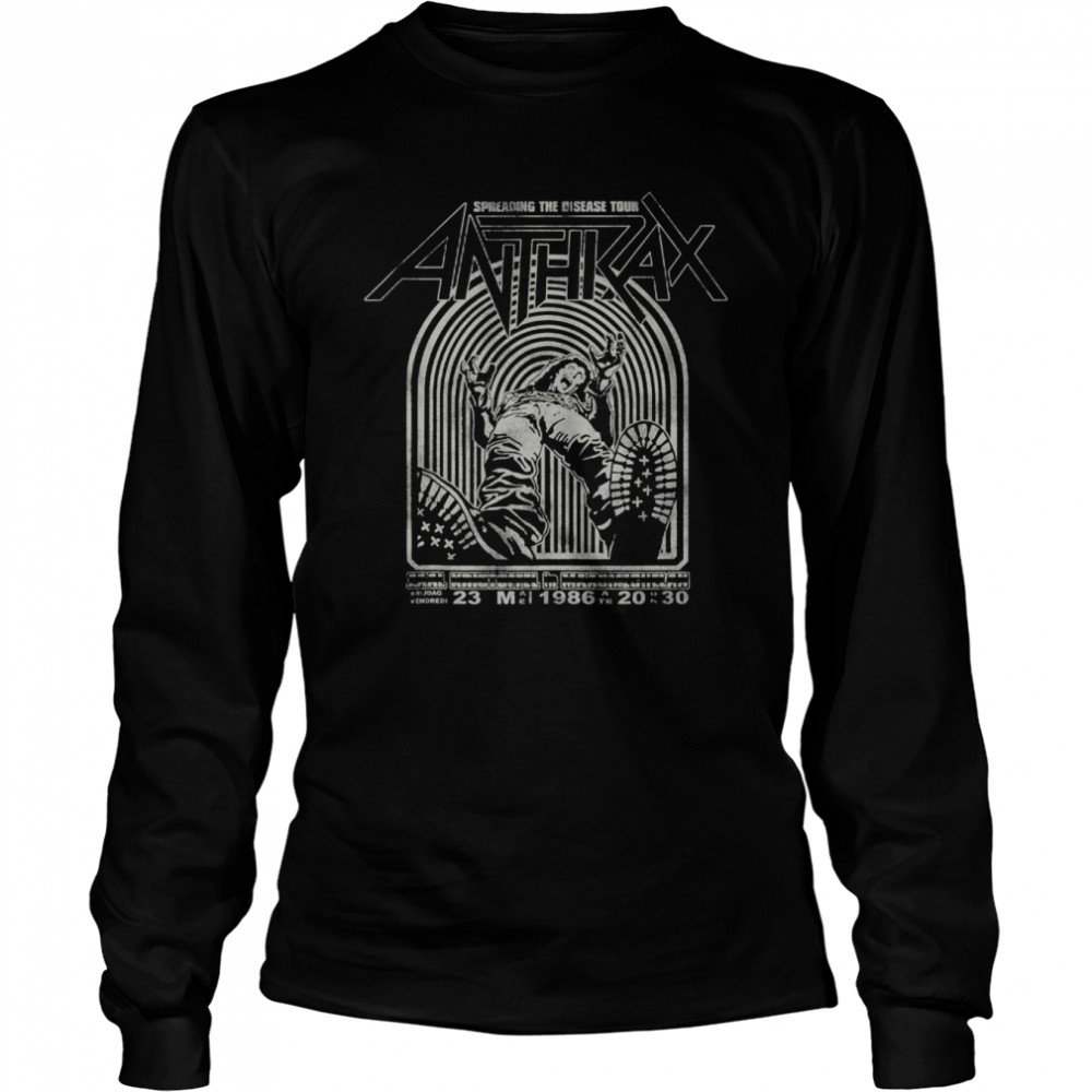 Anthrax Spreading The Disease shirt Long Sleeved T-shirt