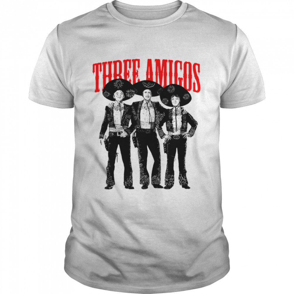 Black And White Design The 3 Amigos shirt