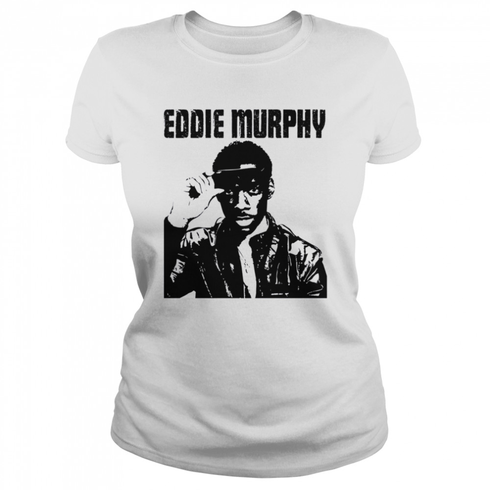 Black And White Portrait Eddie Murphy shirt Classic Women's T-shirt