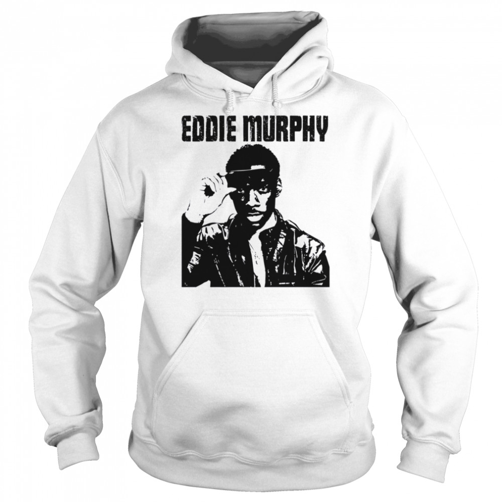 Black And White Portrait Eddie Murphy shirt Unisex Hoodie