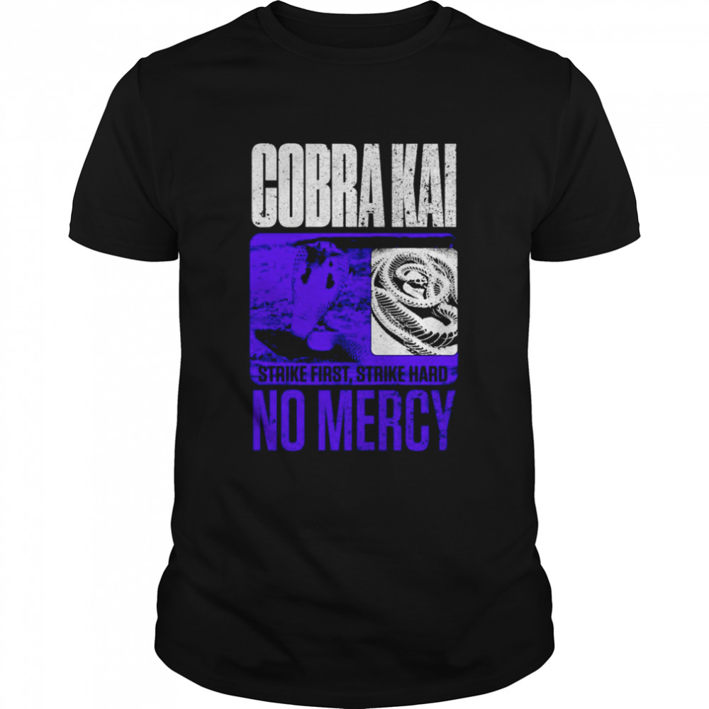 Cobra Kai Blue Graphic Vinatage shirt Classic Men's T-shirt