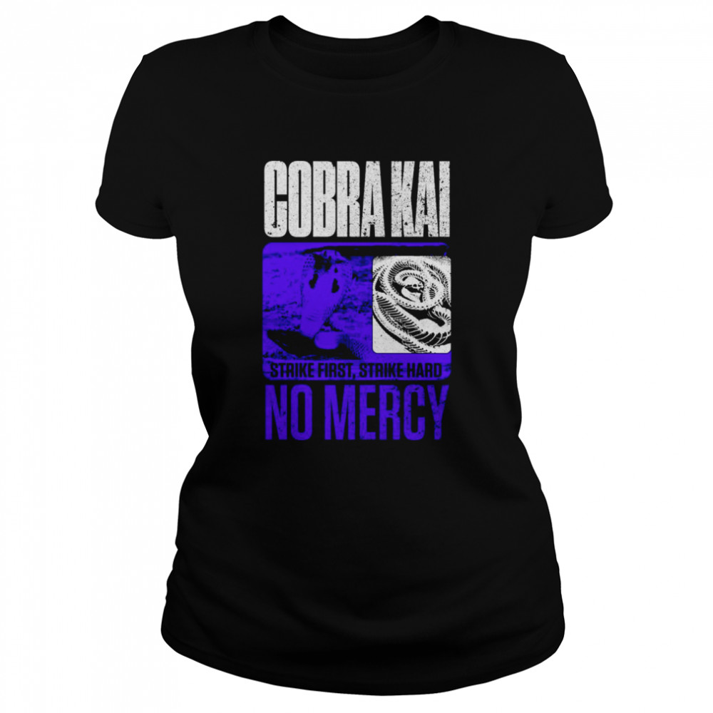 Cobra Kai Blue Graphic Vinatage shirt Classic Women's T-shirt