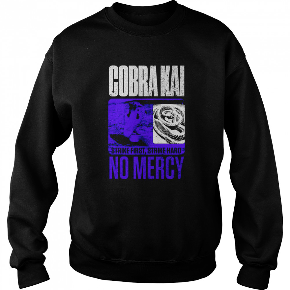 Cobra Kai Blue Graphic Vinatage shirt Unisex Sweatshirt