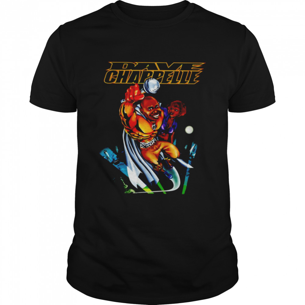 Dave Chappelle Super Hero Graphic shirt