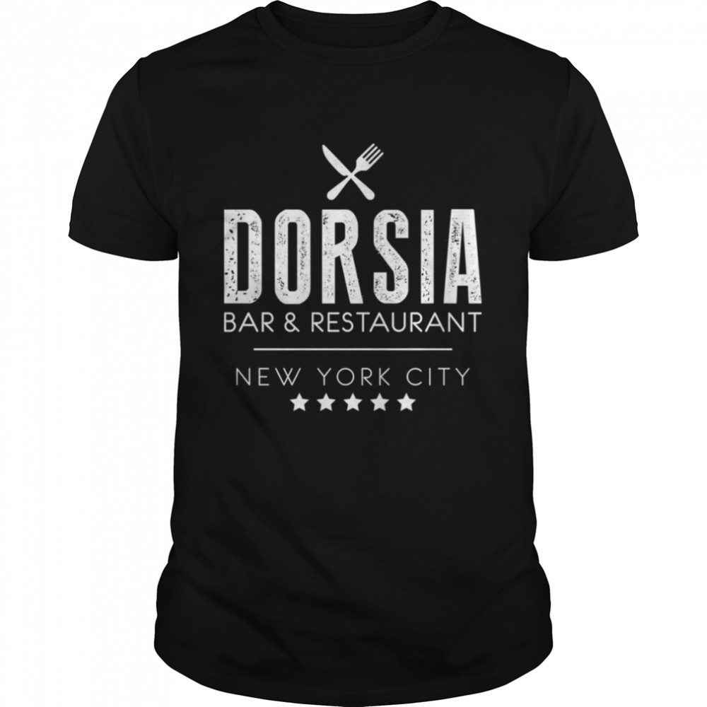 Dorsia Bar & Restaurant New York City Design American Psycho shirt
