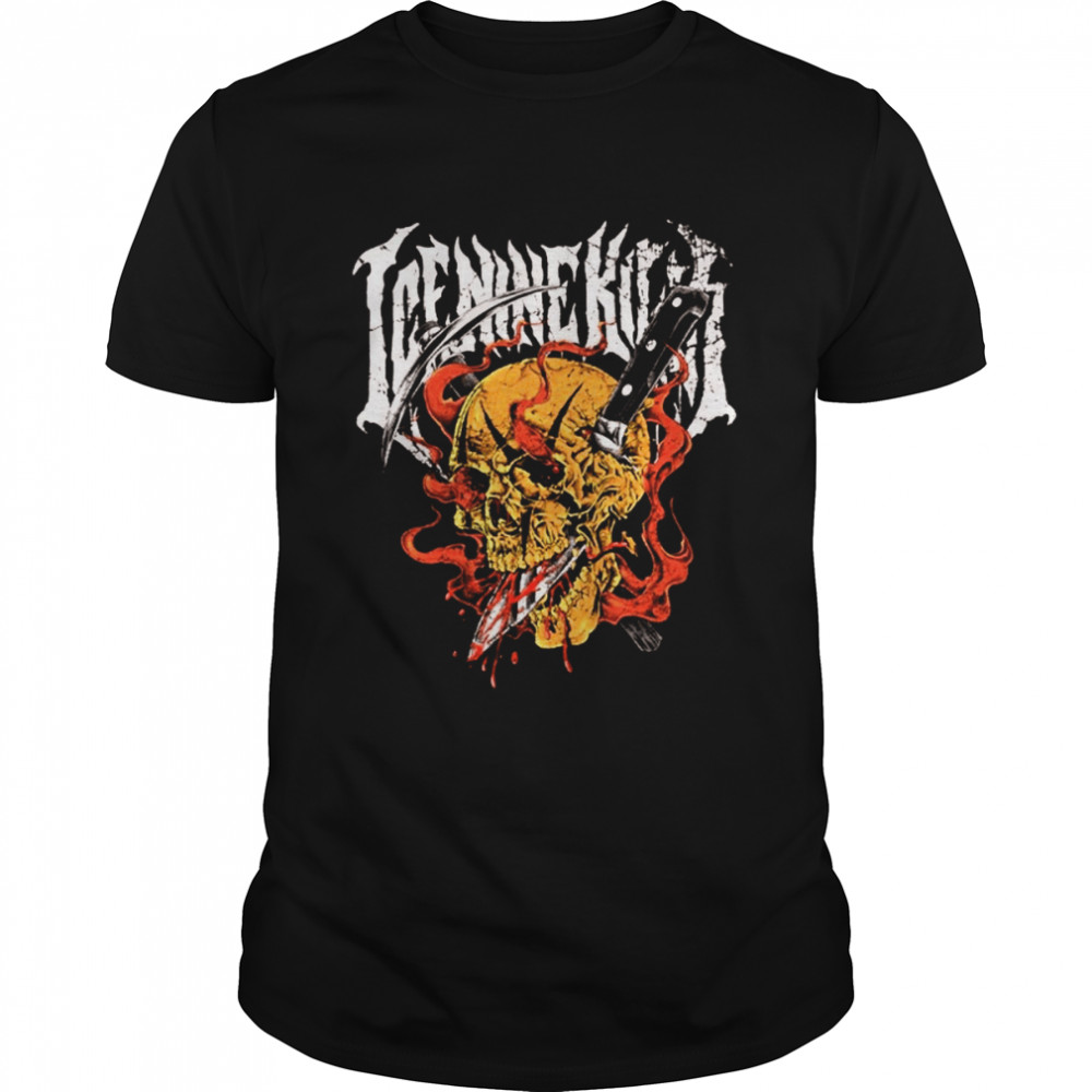 Ice Nine Kills Pick Axe Skull Trinity Of Terror 2022 Tour Halloween shirt