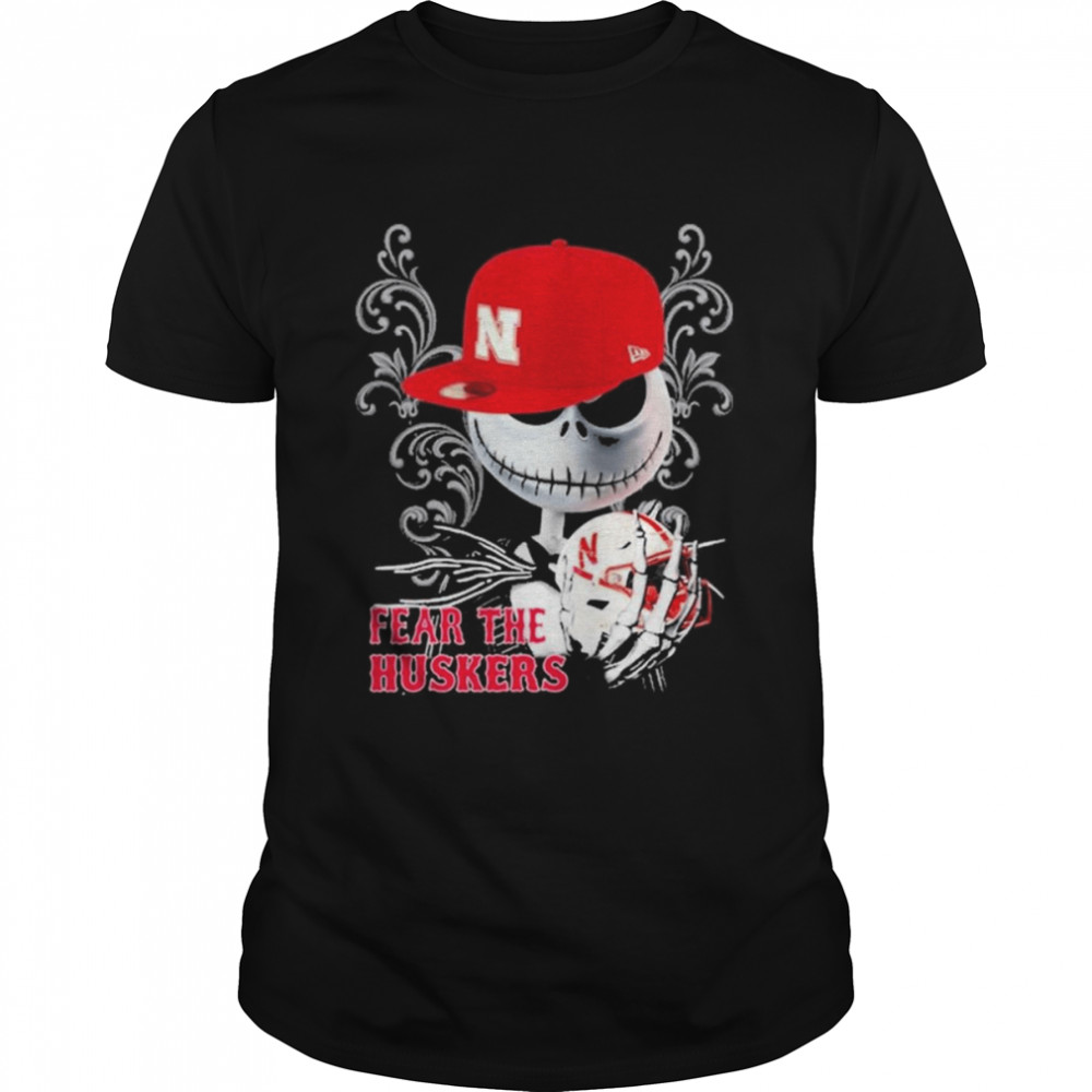 Jack Skellington Fear The Nebraska Huskers shirt