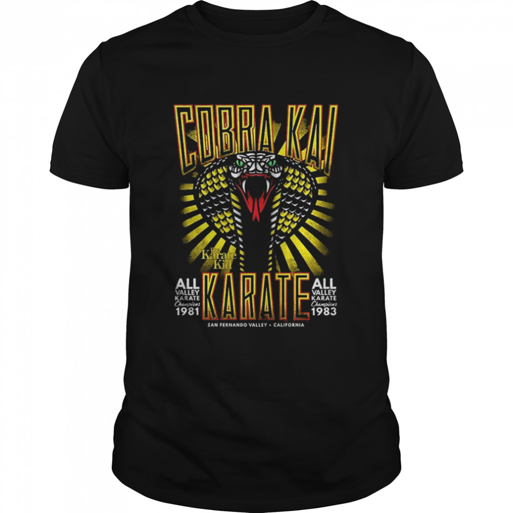 Karate Kid Cobra Kai Tattoo Logo Snake Fighter shirt